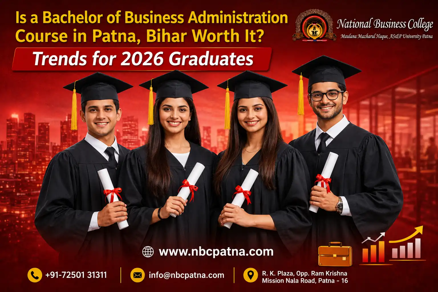 Best BBA College in Patna Bihar - NBC Patna Students