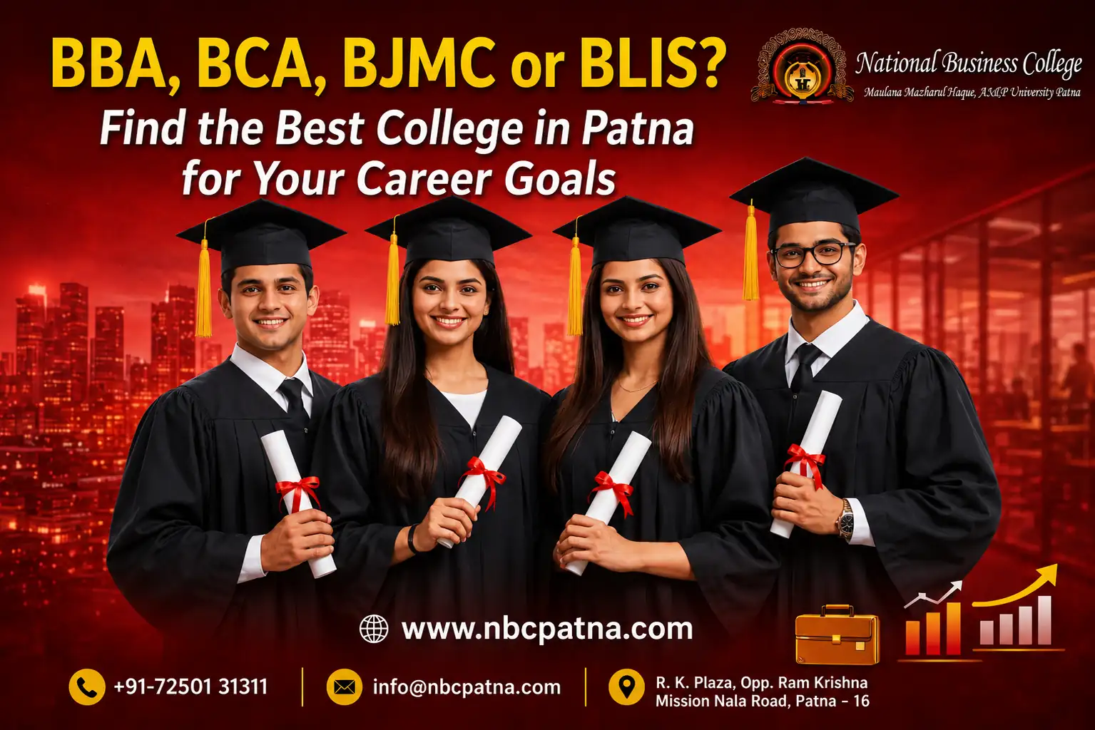 Best BBA College in Patna Bihar - NBC Patna Students